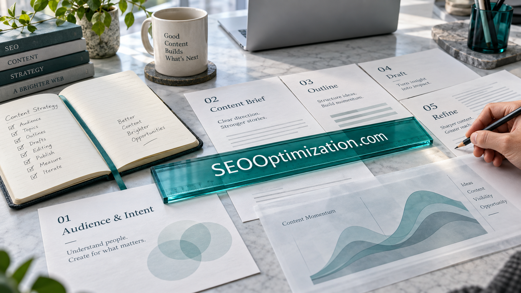 Still suggesting a content SEO studio concept for SEOOptimization.com